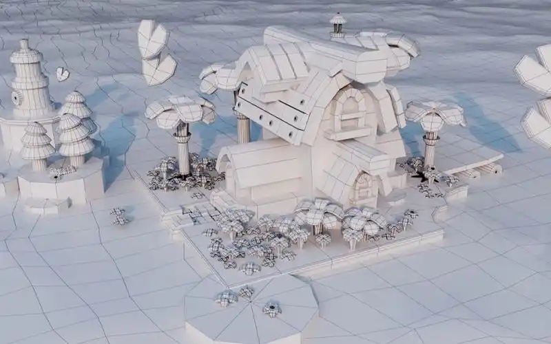 【maya场景建模】简单卡通房子建模 arnold渲染教程