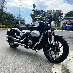 jueshijie爵士捷复古巡航太子摩托车爵士捷dx250v型双缸发动机重型