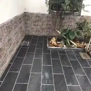 庭院地砖 天然青石板别墅花园室外防滑仿古石 园林广场铺地石材