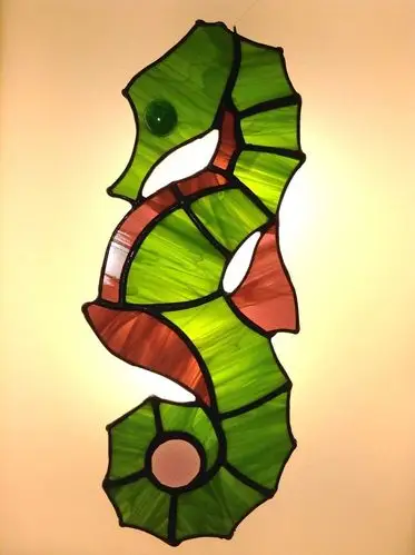 玻璃画欣赏——花鸟鱼虫