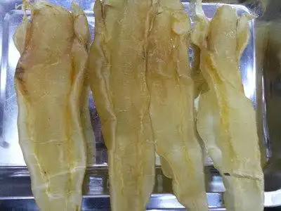 敏鱼公肚北海公胶无漂洗足干陈年老花胶一只50克左右350元包邮