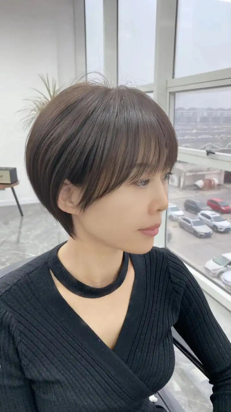 百分之九十九的女生都适合的短发.适用脸型:圆脸 长脸鹅蛋脸  - 抖音