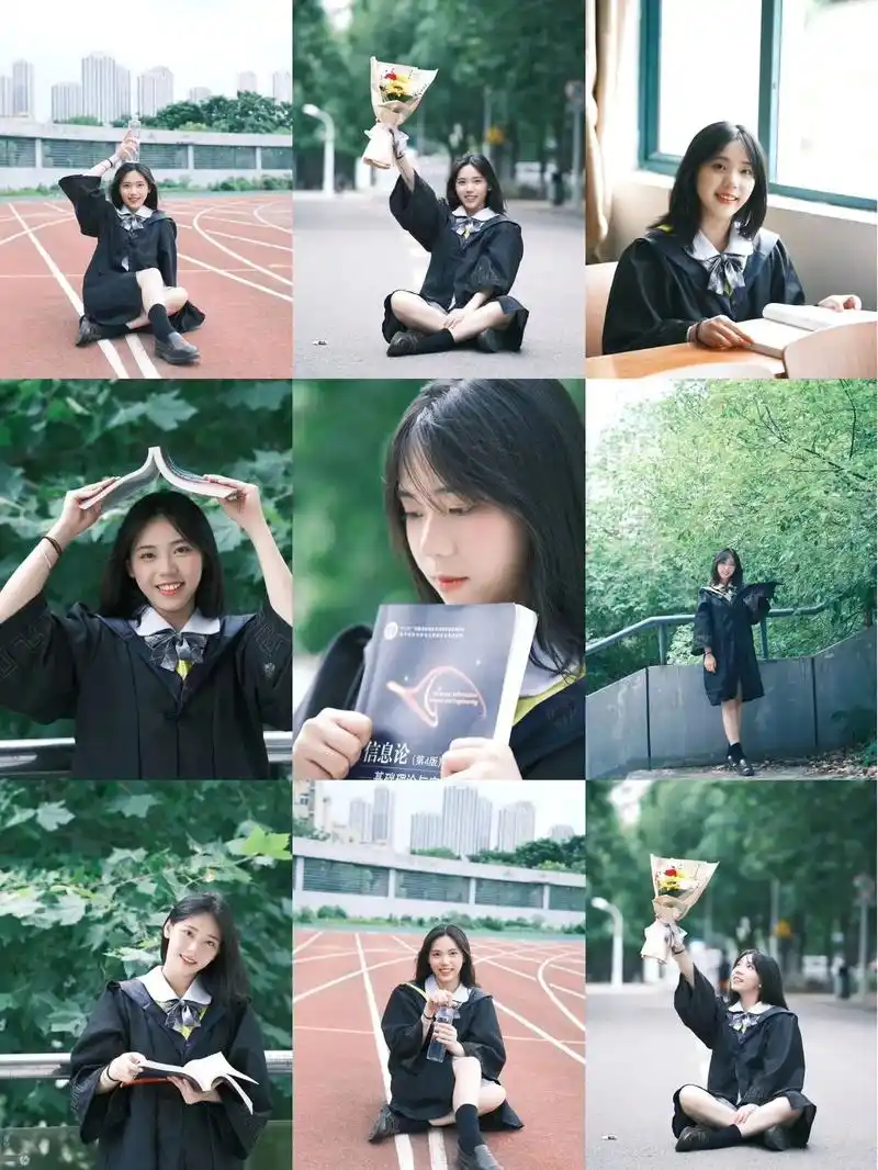 95学士服拍照姿势| 赞爆朋友圈的毕业照.转眼又是一年毕业季 - 抖音