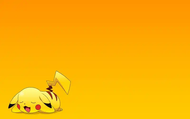宝可梦皮卡丘超萌电脑壁纸_皮卡丘卡通可爱高清图片_三千图片网