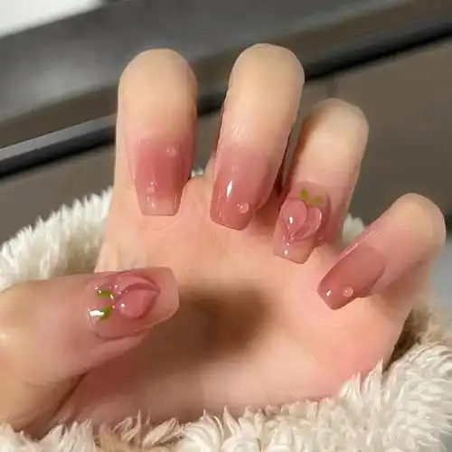 豆沙色美甲太绝了,真的显白显嫩!