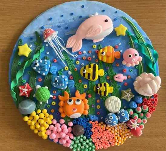 粘土海洋世界手工作品大集合!收藏做起来吧#超轻粘土