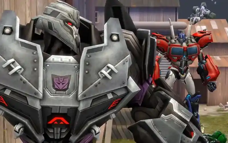 变形金刚sfm擎天柱vs威震天