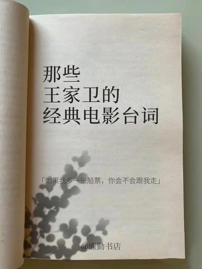 那些王家卫的经典电影台词.每一句都充满画面感#电影台词 #王 - 抖音