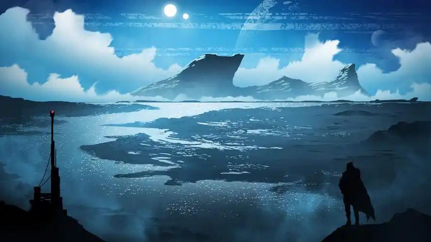 二次元唯美梦幻风景桌面壁纸-卡通动漫-手机壁纸下载-美桌网