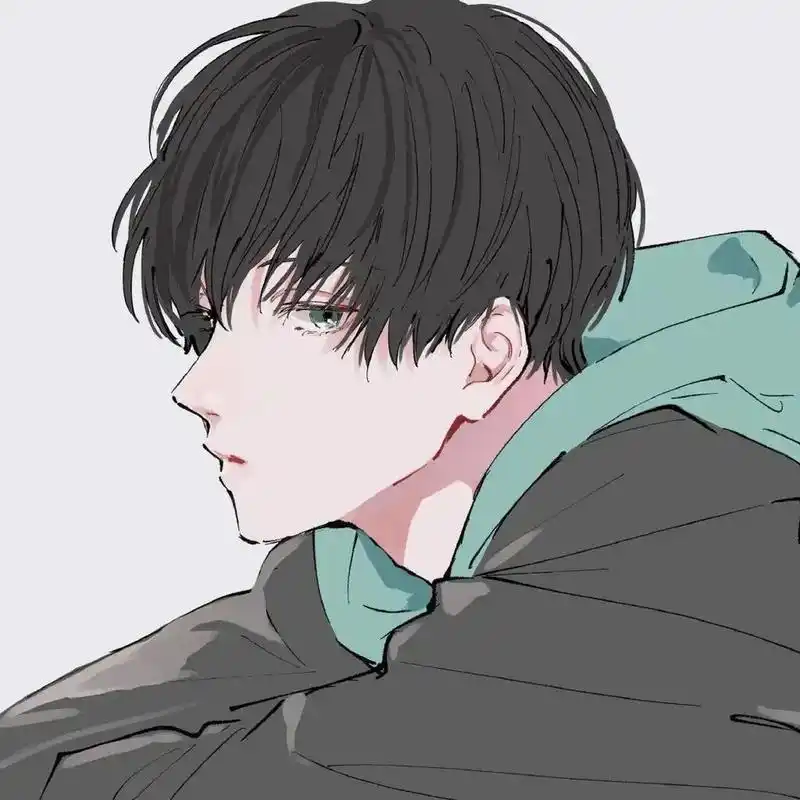 97男生文艺忧郁动漫头像