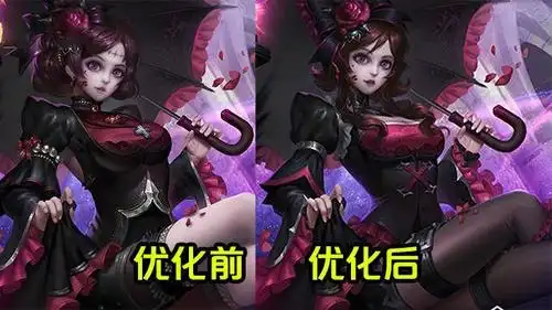 王者荣耀露娜绯红之刃哥特玫瑰皮肤优化天魔缭乱重做上线