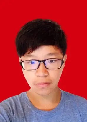 求ps高手帮我把一寸照片的底色换成红色的呗