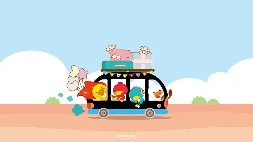 卡通动漫,可爱,卡通,高清,男孩,鸭嘴兽,人物,壁纸,1920x1080