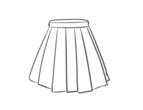 画好裙子才能为所欲为最最最简单的百褶裙画法教程