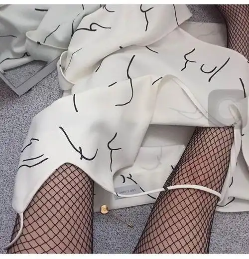 杨幂同款网眼袜网红大破洞牛仔裤必备性感情趣网格袜渔网