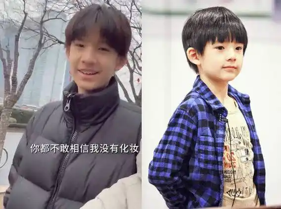 潘粤明儿子帅到认不出,与母亲同框超温馨,容貌酷似父亲年轻时_董洁