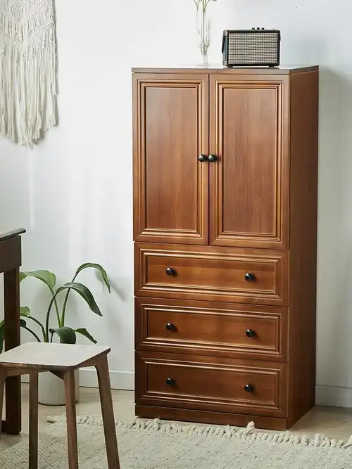 衣柜客厅抽屉储物柜儿童卧室小户型收纳家用经济型衣橱柜子 - 住宅