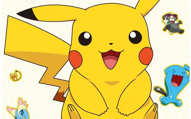 分辨率2880x1800皮卡丘脸颊两边有着小小的电力袋,遇到危险时就会放电