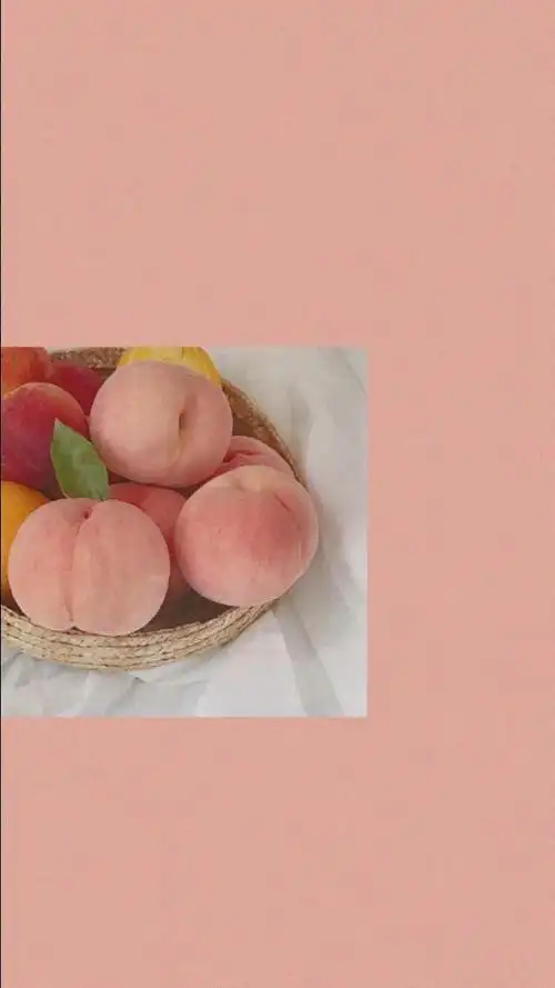 【壁纸分享】水蜜桃粉色壁纸一组