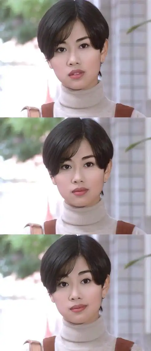 短发女神我只服陈松伶,《笑看风云》中的她太美了