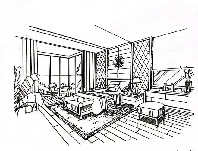 更新一下临摹作业#手绘 #室内设计  #线稿  #室内设计手绘