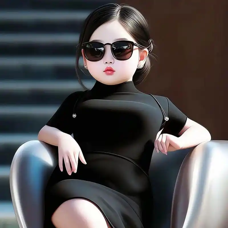 女生头像:御姐范的小胖妞,太可爱了!#头像# #微信头像