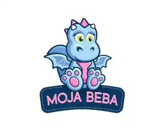 一个儿童服装品牌的logologo以可爱的恐龙为元素可爱的恐龙宝宝设计萌