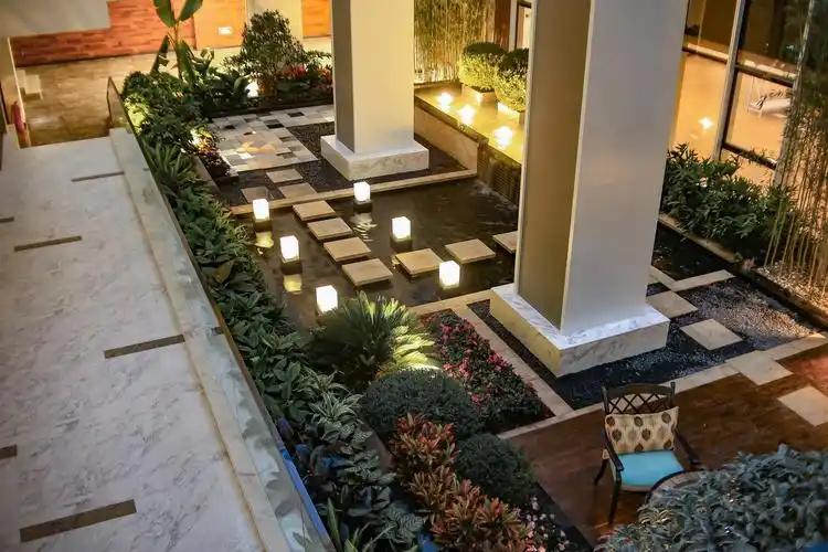 办公中庭花园-花园设计案例-灵感集