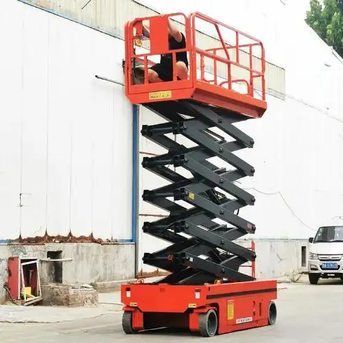 龙宇全自行式升降平台-6米自行剪叉式升降机-维修用升降平台-找商网
