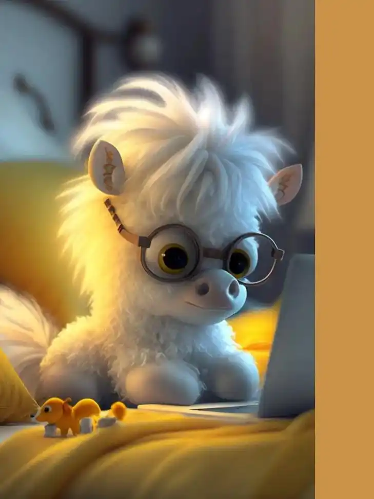 十二生肖熬夜系列—马.#这也太可爱了吧 #优质头像 #可爱到 - 抖音