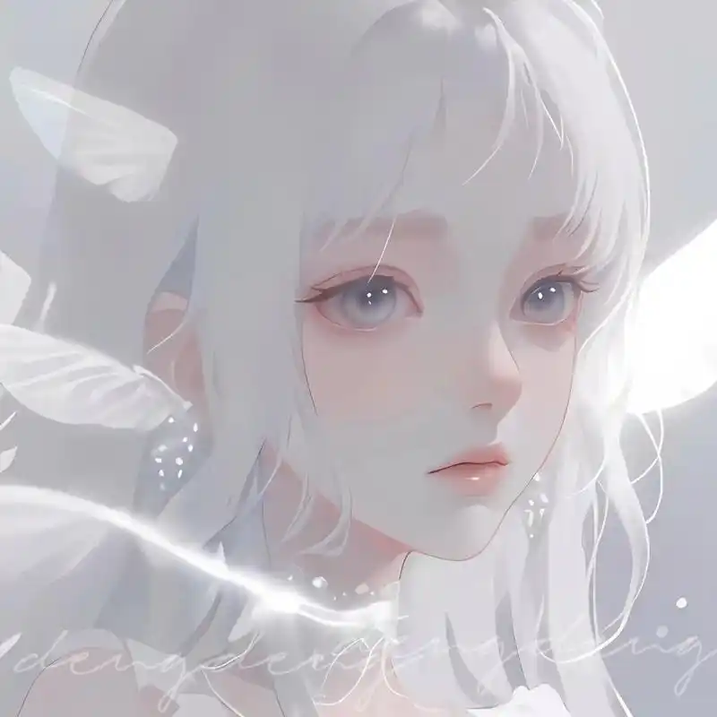 我与神明画押,赌你心动一刻|白色系女头