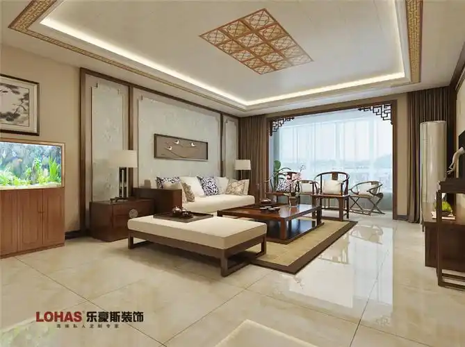 金属线条收边,高雅朴素的中国风立竿见影 ,客厅,客厅