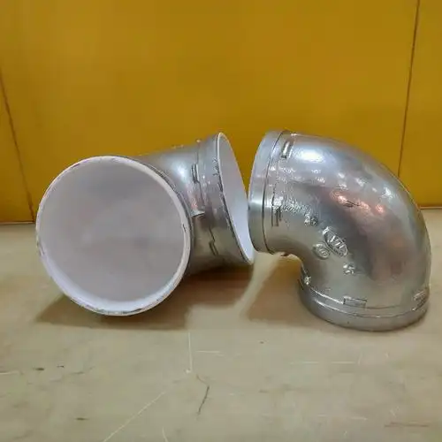 天津铸钢管件 银色内涂塑正三通弯头管件 镀锌钢塑变径沟槽管件