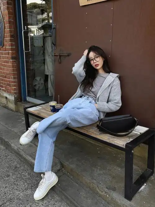 韩国博主日常穿搭