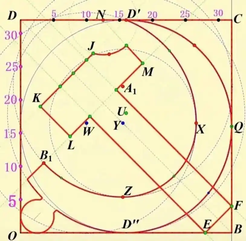 党徽绘画(真的不难画,建议大家试试) 党徽绘画(真的不难画,建议大家试
