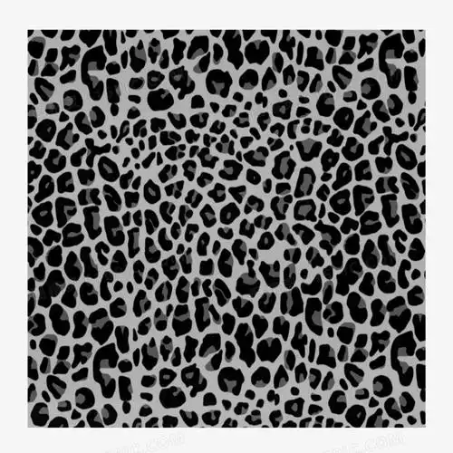 手绘黑白豹纹纹理图案素材