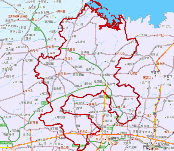 滨州市交通地图    滨州市电子地图   滨州天气预报15天