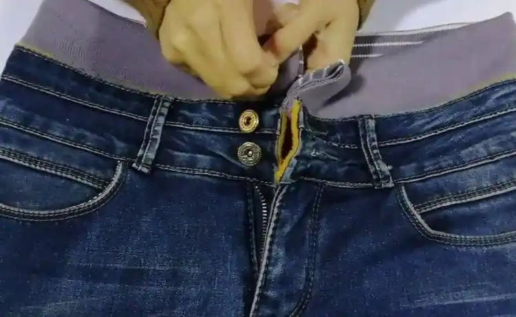 低腰裤改高腰裤的好办法,改完保暖又舒服,看完快去试试吧