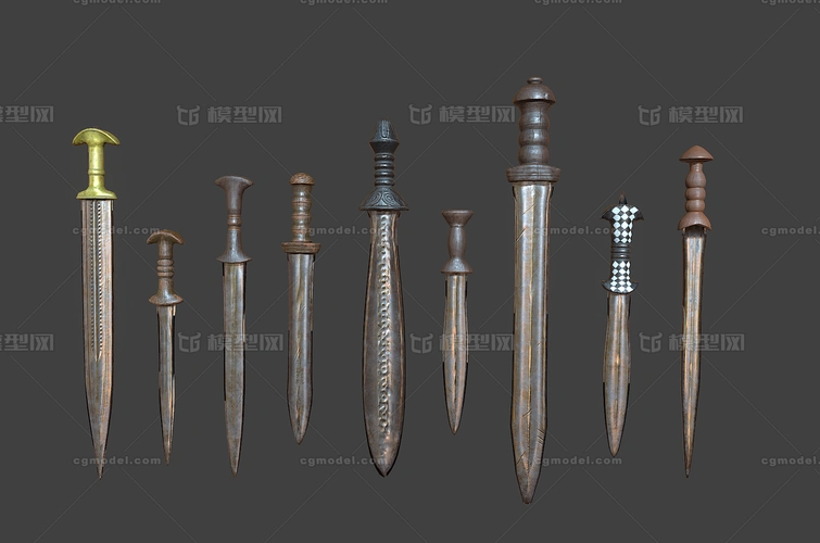 333 pbr次世代 匕首 小刀 冷兵器_xxtmer19作品_武器冷兵器_cg模型网