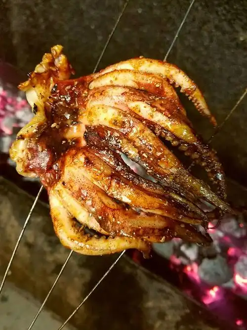 烤鱿鱼头
