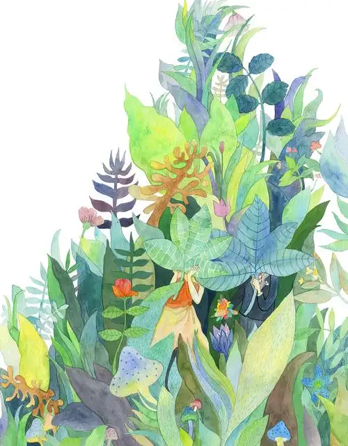 花丛恋人|插画|商业插画|小光光丶 - 原创作品 - 站酷 (zcool)