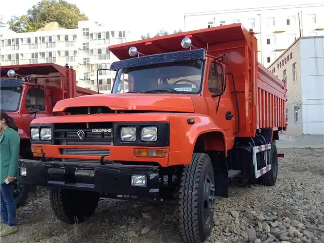 国五东风本部尖头自卸车图片,4x2尖头单桥自卸车配置