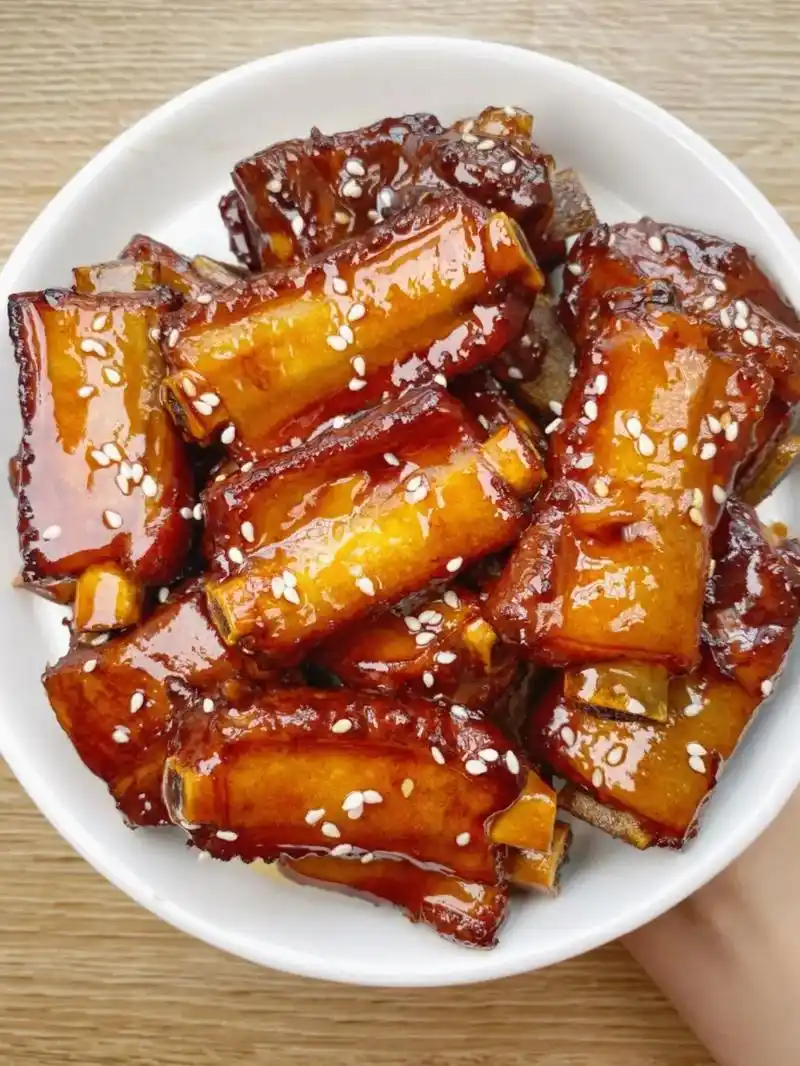 谁能拒绝这酸酸甜甜的糖醋排骨!