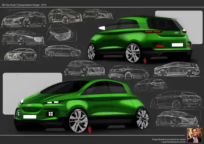 thiago ramalho一些有趣的汽车手稿