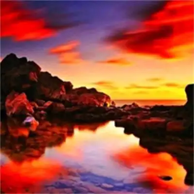 真实风景日落黄昏唯美头像图片