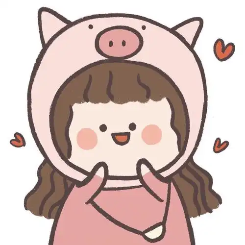 猪猪女孩简笔画小教程