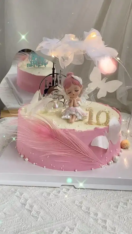 十周岁蛋糕女孩生日蛋糕芭蕾女孩蛋糕跳舞