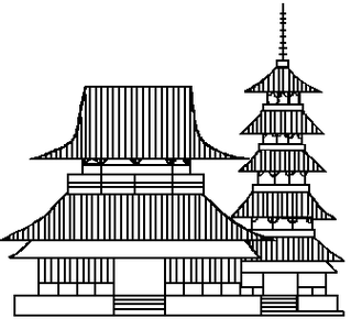 庙简笔画 唐僧简笔画