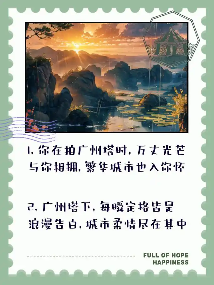 拍广州塔发圈,这样写文案赞爆 1.