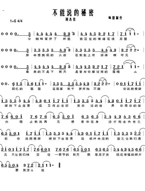 不能说的秘密电影不能说的秘密主题曲